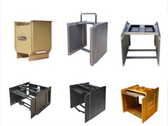 Cesto de flores de metal 6 polegadas Wafer limpeza Wafer de silício transportador cassete embalagem de teste de cesto