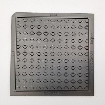 Material condutor de pouco peso de IC Chip Tray 100pcs ESD do bloco de filtro