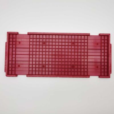 Bandejas vermelhas padrão de Jedec IC Tray Cover Anti Static ESD do ABS