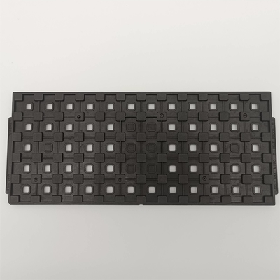comprar Bandeja personalizada da matriz do preto de JEDEC MPPO ESD para o dispositivo eletrónico online manufacture
