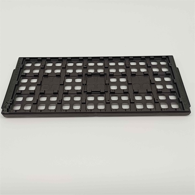 comprar bandejas do preto MPPO JEDEC da matriz 3x7 para a indústria de empacotamento de IC online manufacture