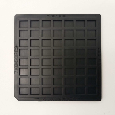 comprar Matriz material de Chip Trays 7x8 56PCS do bloco do waffle da polegada do PC preto 2 online manufacture