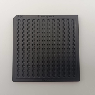 comprar Bloco do waffle do quadrado preto de modelagem por injeção que carrega IC Chip Tray 168PCS online manufacture