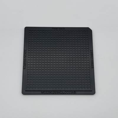 comprar 4 polegadas preto ABS Waffle Pack Quadrado IC Chip Tray com armazenamento e proteção função online manufacture