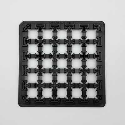comprar Suporte a Serviços Personalizados Bandeja de Chip IC Durável Para Embalagem de Componentes Eletrônicos Embalagem Waffle ESD online manufacture