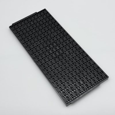 comprar Telas de matriz JEDEC padrão personalizadas com tamanho de bolso 9,9 * 6 * 1,57 mm Tela de material ESD MPPO preta online manufacture