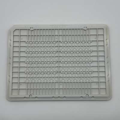 comprar Bandeja Personalizada Flexível Tamanho de Bolso 25,7*6,4*0,41mm Bandeja de Chip ABS Branco Bandeja de Carregamento de Chip Semicondutor online manufacture