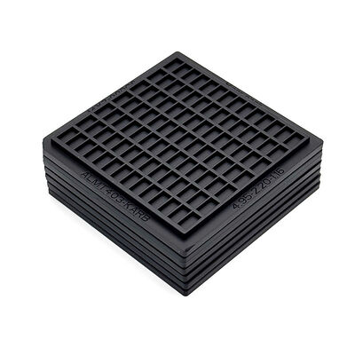 comprar Empilhável 2x2 polegadas Waffle Pack bandejas de chips com cobertura segura e sistemas de clip Fabricação em linha