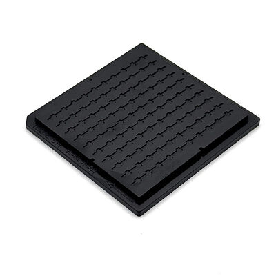 comprar Empilháveis resistentes a impactos Waffle Pack condutor de bandejas de chips para frágil componente de transporte Fabricação em linha