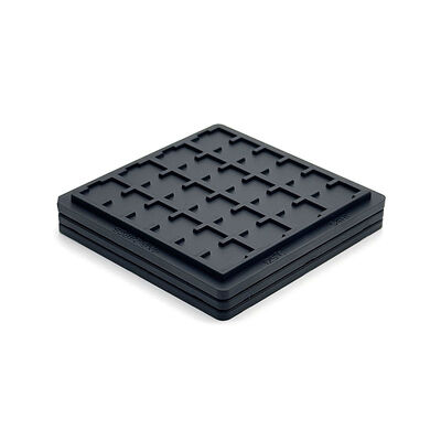 Comprar Bandejas profissionais de waffle ESD para componentes IC de passo fino com design antiestático e à prova de poeira e tamanho de cavidade personalizável Fabricação em linha