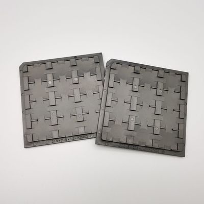 comprar Bandeja de alta temperatura plástica preta do ESD 12PCS da bandeja do bloco do waffle online manufacture