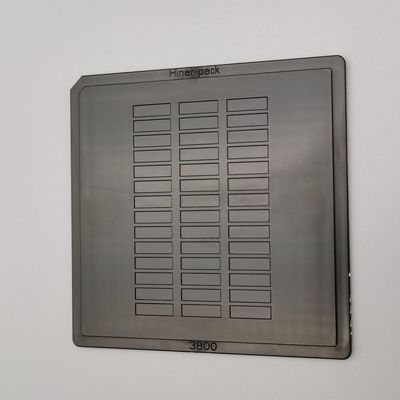 comprar 4 o material de envio plástico eletrônico ROHS das bandejas PPO do ESD da polegada aprovou online manufacture