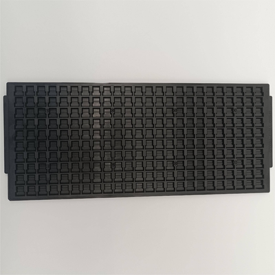 Bom preço. Bandejas pretas plásticas Eco da matriz do ISO 9001 amigável para o componente de IC on-line