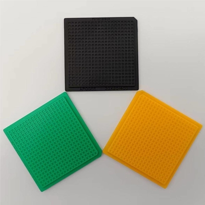 Bom preço. Caixa preta não padrão de Chip Trays For Optical Device do bloco do waffle do ABS on-line