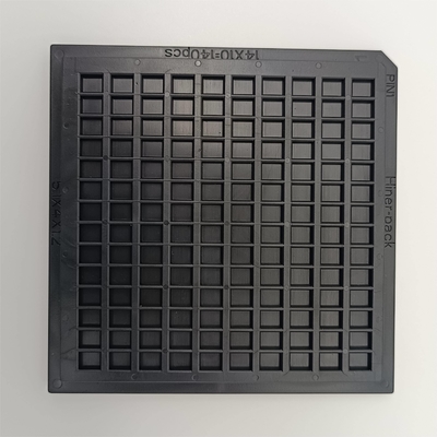 Bom preço. Os ABS enegrecem microplaquetas de Tray Suitable For Micro IC do bloco do waffle de 4 polegadas on-line