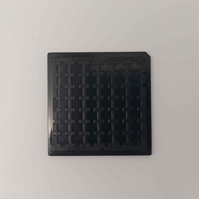 Bom preço. Bloco empilhável plástico preto Chip Tray Ultra Clean do waffle do ESD on-line