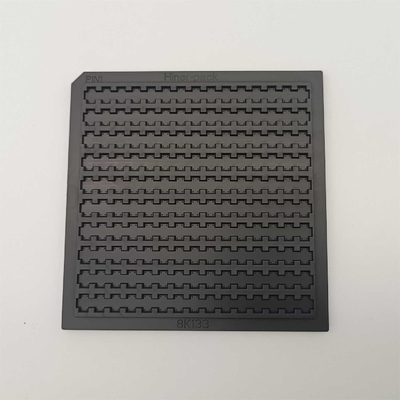 Bom preço. Pacote de waffle de plástico preto de 4 polegadas para moldagem por injeção de chip IC 150PCS on-line