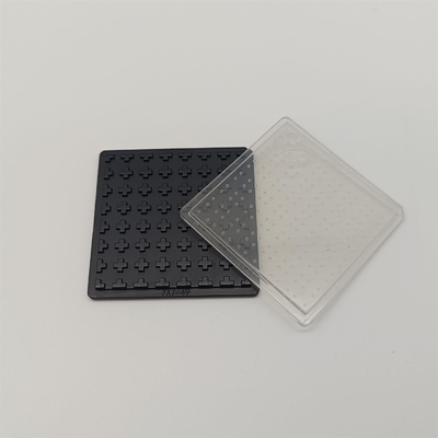 Bom preço. Tampa de bandeja de chip transparente PP de 2 polegadas para armazenamento de transporte on-line