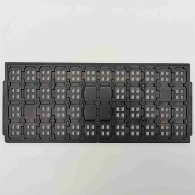 Bom preço. 4x12 matriz MPPO JEDEC preto material Tray For Electronic Parts on-line