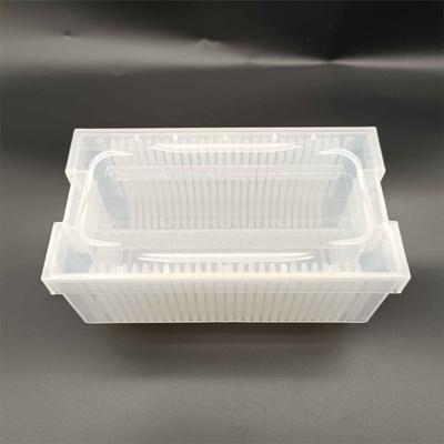 Bom preço. Caixa de transporte de wafer retangular transparente de 3 polegadas on-line