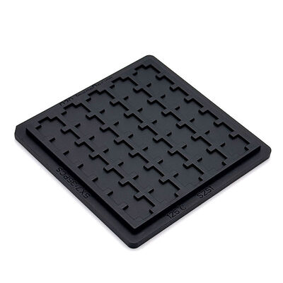 Bom preço. Bandejas de Embalagem Waffle Anti-Estáticas de Alta Temperatura com Fenda Cruzada para Chips IC de Semicondutores on-line