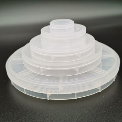 Bom preço. Caixa de transporte de wafer único com polipropileno natural para embalagem on-line