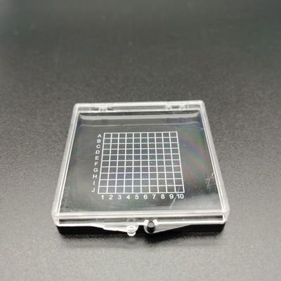 Bom preço. Tampa transparente da caixa pegajosa de pouco peso do gel para armazenar pedras preciosas on-line