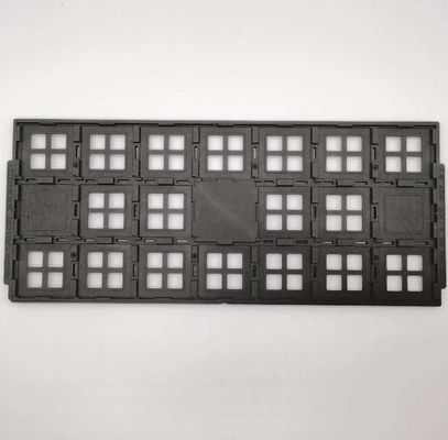 Bom preço. Bandejas pretas plásticas da matriz do GV ESD Jedec para produtos eletrônicos on-line